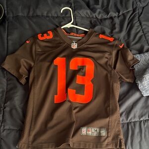 Nike Kids Brown Jersey with Orange #13